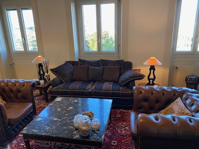 Geneve, Plein Centre,Belle Vue Lac, Splendide Et Grand Appartement ภายนอก รูปภาพ